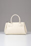 Women's Kosta Leather Shopper Bag Cream - 4