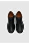 Black Leather Men's Shoes - 5