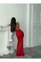 Beaded Sequin Special Design Maxi Length Degaje Collar Dress - 4
