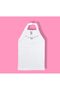 Tutku Girl's Tank Top with Rope Straps and Embroidered Ribbed Pattern, Pack of 6 - 3