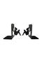 2Nd Team | |   Black | |   Woman Reading a Book | |   Book Holder Book Support Metal Bookend Decorative Book Support Desktop Bookshelf Organizer Shelf Book Rest Office Home Study Desk Book Stopper - 5