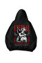 Eternal Printed Black Oversize Unisex Hoodie Sweatshirt