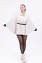 Women's Casual Belted Cashmere Cape Poncho New Season Beeke-7914