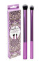 2-Piece Eye Brush Set-72 + Double-Sided Makeup Brush (494 Angled Foundation + 495 Highlighter + 491 Contour & Concealer) - 3