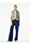 Sleeveless Stand Collar Pockets Water Repellent Zipper Puffer Vest
