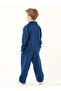 Boy's Pocket Indigo Soft Modal Tracksuit Set - 6