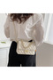 Women's Quilted Crossbody Shoulder Bag – Small PU Leather Handbag with Gold Chain Strap - 2