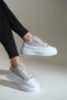 Trend Linen Sneaker Women's Thick Sole Comfortable Casual Shoes - 3