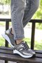 Mdln 1495 Glittery Sports Shoes with Stones on the Side - 3