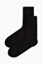 Cute 3-Piece Men's Cotton Seamless Long Socks – Plain, No Pattern (3 Pairs) - 4