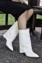 Rs 1400 Thin Heeled Folded Short Boots - 3