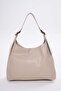 Women's Suede Strap Casual Shoulder Bag Mink - 3