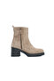 Genuine Suede Leather Eva Sole Zippered Women's Boots - B24400