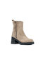 Genuine Suede Leather Eva Sole Zippered Women's Boots - B24400 - 2