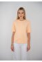 Peach Shoulder Pad Tee - 3