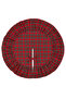 Ruffled Christmas Pine Tree Cover – a Warm Atmosphere with Natural Cotton Plaid Design - 3