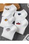 Women's 5 Pairs Colorful Fruit Patterned Daily Premium Quality Ankle Length Short Booties Socks - 6