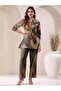 Gray Cotton Printed Salwar Kameez - HRT3330 | Gray