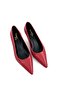Genuine Leather Red Stiletto - 4