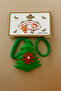 Women's Pine Tree Figured 3-Piece Rubber Buckle Set |   New Year's Themed Hair Accessory