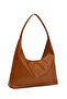 Large Size Fixed Strap Soft Faux Leather Casual Model Women's Shoulder Bag