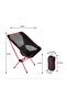 Portable Folding Camping Chair (Small) – Compact with Storage Bag for Travel, Beach, Hiking & BBQ - 7