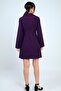 Women's Zipper Detailed Short Dress - 4