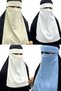 4 Pieces Hijab Medina Silk Eye Cover Niqab