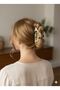 Leopard Zebra and Marble Patterned Large Hair Clip Set for Women 8 cm - 3