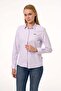 Women's Shirt - Leyanna White Multi Striped - 4
