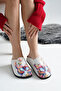 6355 Colorful Butterfly Printed Sek Sabo Slippers