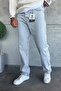 Men's Baggy Fit Snow Wash Denim Jean Pants Ke-145 - 2