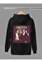The Smiths Printed Cotton Long Sleeve Ribbed 3-Ply Hooded Rock Sweatshirt