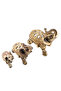 L Elephant Sculpture Lucky Feng Shui Golden Elephant Statue Sculpture Wealth Figurine Gift Home Dec. - 3