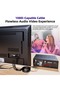 كابل فيديو/صوت أسود 5-RCA بطول 1.8 متر، كابل RGB مكون من Ypbpr مع صوت لجهاز DVD STB TV Box - 4
