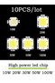 Cold White 10W 9-12V 10pcs/ Lot 100W 50W 30W 20W 10W LED Beads Chip 22-24V 30-32V Cold White Warm Wh - 7