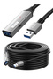 كابل تمديد USB 3.0 نشط بطول 10 متر مع معزز إشارة، كابل تمديد USB 3.0 نشط بطول 5 متر/10 متر - 8