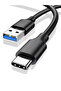 كابل USB Type C بطول 1 متر، كابل USB 3.0 إلى USB C للشحن السريع، كابل نقل البيانات، كابل القرص الصلب SSD، USB 3.2 10 - 8