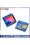 شاشة عرض LCD IPS مقاس 1.14 بوصة بدقة 135×240 SPI ST7789، وحدة شاشة TFT ملونة بـ 65 ألف لون لـ Raspberry Pi ESP32