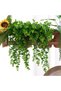 green 1PC 60CM Artificial Plants Eucalyptus Vine for Home Outdoor Garden Party Winter Wedding Christ - 3
