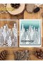 Original Christmas Trees Forest Square Frame Metal Cutting Dies Scrapbooking Decorative Embossing - 8