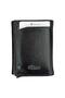 Black Automatic Mechanism Trifold Genuine Leather Credit Card Holder - 3007-Black - 2