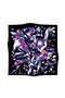 Tivil Silk Scarf 50548 -2 - 0001 - 0032 Black Abstract Pattern - 2