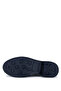 Women's Genuine Leather Navy Blue Loafers - 3