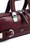Burgundy - Burgundy Plain Women's Handbag Sp1258 - 4