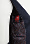 Plain Slim Fit Wool Men's Jacket with Pocket Detail and Handkerchief Detail in Light Navy Blue - 44316.25K - 5