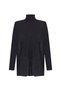 Black Merino Wool Blend Knit Tunic - 6