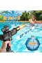 Electric Water Guns, 320ML Full Automatic Electric Squirt Gun with Muzzle Flash - 6