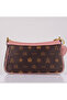 Aura Brown-Pink Classic Model Women's Baguette Bag - 2
