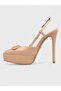Women's Summer 15cm Open Heeled Shoes - 574 1287 - Beige Patent Leather - 3
